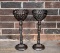 Pair of 20.5” Metal Plant Stand/Baskets