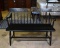 Genuine L. Hitchcock Spindle Back Bench