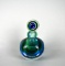 Fifth Avenue Blue & Green Crystal Perfume Bottle