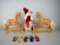 Lot of Christmas Decorations or Toys