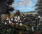 Judd Gallett (American, XX) Wildflowers Near a Well, Oil on Canvas, Signed Lower Right