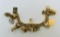 Remarkable Vintage 14K Gold 14 Charm Bracelet, 7.25” L