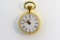 Halcyon Days Enamel & Gold Plated Quartz 22 mm Pendant Watch with Presentation Box