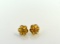 14K Gold and Pear Cut Yellow Citrine Earrings