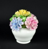 Coalport Bone China AD1750 Floral Vase Figurine, England