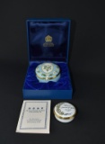 Two Halcyon Days Enamel Boxes Commemorating Diana Princess of Wales, England