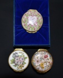Three Halcyon Days Enamel Boxes: “1993 St. Valentine's Day” , “Midsummer Night's Dream”  & …