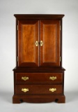 Pleasant Company Wooden 25” H Wardrobe with Adjustable Shelves & Two Drawers for Am. Girl 18” Dolls