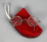 Pleasant Company Accessories Glasses Set with Felt Case for Am. Girl “Molly” 18” Doll
