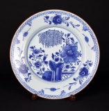 Delft “Williamsburg Restoration” Blue & White 10” Charger Plate, Holland