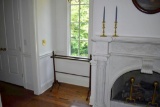 Vintage Mahogany Queen Anne Style Double Quilt Rack
