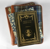Lot of Four Organizing Accessories: Pad Folios, Storage Box, & Paper File