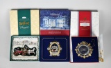 Three White House Historical Christmas Ornaments Years 2001, 2002, 2004