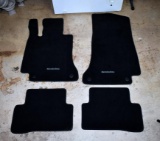 Set of Black Floor Mats for 2016 Mercedes-Benz 300-C