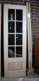 Grand Openings, Inc. Custom Red Oak Door Set w/ Hinges, Safety Tempered Tinted Glass, 2 Doors