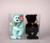 Ty Beanie Babies “Ariel” and “The End” Bears