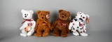 Ty Beanie Babies “Maple”, “Germania”, “Brittania” and “Glory” Bears