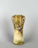 Antique Nippon Hand Painted 8” Vase