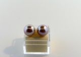 Fine Large Solitaire Pearl Earrings