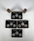 Lot of US Mint WWII Steel Lincoln Head Cents Emergency Coinage Mint Sets & 53 Circulated Steel Cents