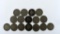 Sixteen Liberty Head Nickels