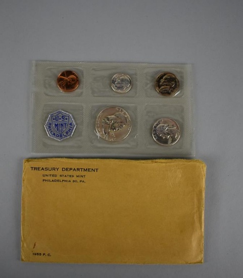 1955 Philadelphia Mint US Coins Proof Set