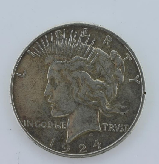 1924-S Peace Silver Dollar