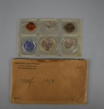 1959 Philadelphia Mint US Coins Proof Set