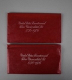 Two 1976 US Mint Bicentennial Silver Clad Uncirculated Coin Sets
