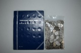 Partial Collector's Folder of Silver Mercury Head Dimes & Bag of Loose Silver Mercury Head Dimes