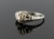 Vintage 18K White Gold Diamond Solitaire Ring, Size 6.5