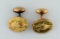 Pair of 14K Yellow and Rose Gold Equestrian Motif Cufflinks, 0.75 x 0.5”