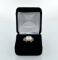 14K Gold, Pearl Solitaire and Diamond Ring, Size 7.5
