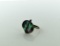 Native American Pawn Silver and Abalone Shell Ring, Size 4.5