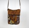 Handmade Maruca Design Fabric Small Cross Body Shoulder Bag, Colorado