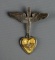 Sterling Silver WWII Era Sweetheart's Wings Pin