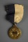 Vintage Gilt Sterling Silver Penn State College 1942 Track Pole Vault Class A Medal with Ribbon