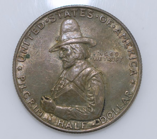 1920 Pilgrim Tercentenary Silver Half Dollar