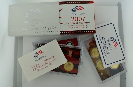 2007 US Mint Silver Proof Set with COA