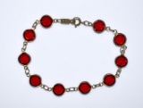 Swarovski Red Crystal 7.25” Bracelet