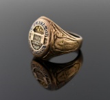 Antique Gold-Filled & Sterling Silver 1907 Latta High School Class Ring, Size 8