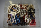 Large Lot of Vintage Bead Necklaces and Bracelets
