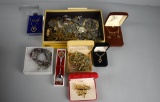 Large Lot of Vintage Women's Jewelry & Other