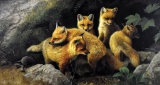 Bob Henley (Amer., 1941-  ) “Just Kit'n Around” 1995 Southeastern Wildlife Exposition Signed Poster