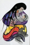 Cecil Youngfox (Canadian, 1942-1987) “Mother and Child” Print