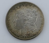 1886 Morgan Silver Dollar, Nice Toning