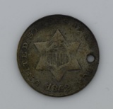 1852 Silver Three-Cent Piece / Trime