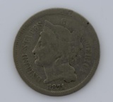 1871 Nickel Three-Cent Piece
