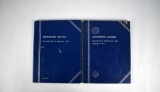 Two Jefferson Nickel Collector's Books: Starting 1938 (Completed) & Starting 1962 (Partially Comp.)