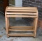 Maple Rolling Quilt Rack or Saddle Horse